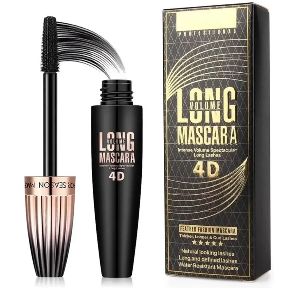 My Amazing Lashes 4D Silk Fiber Lash Mascara - Black, Volume & Length,Waterproof